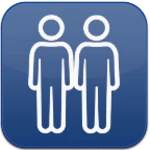 free gay dating android application logo